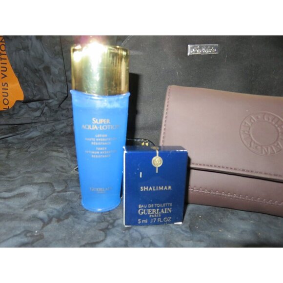 Guerlain Bundle!! L'Instant de Guerlain Gift Set Pouch EDP Shower Gel Jasmine Yl - Picture 3 of 13